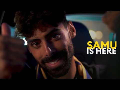 رحلة سامو من المطار واستقبال الجماهير حتى توقيعه 💛 Samu's journey from the airport to AlNassr club