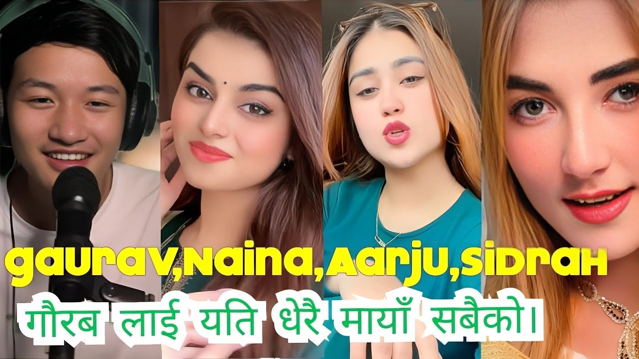 🔴LIVE ||Naina Sohail ||Gaurav Rai ||Aarji Bhatta ||Sidrah rose ||Tik Tok Live Video|#vocals #gaurav