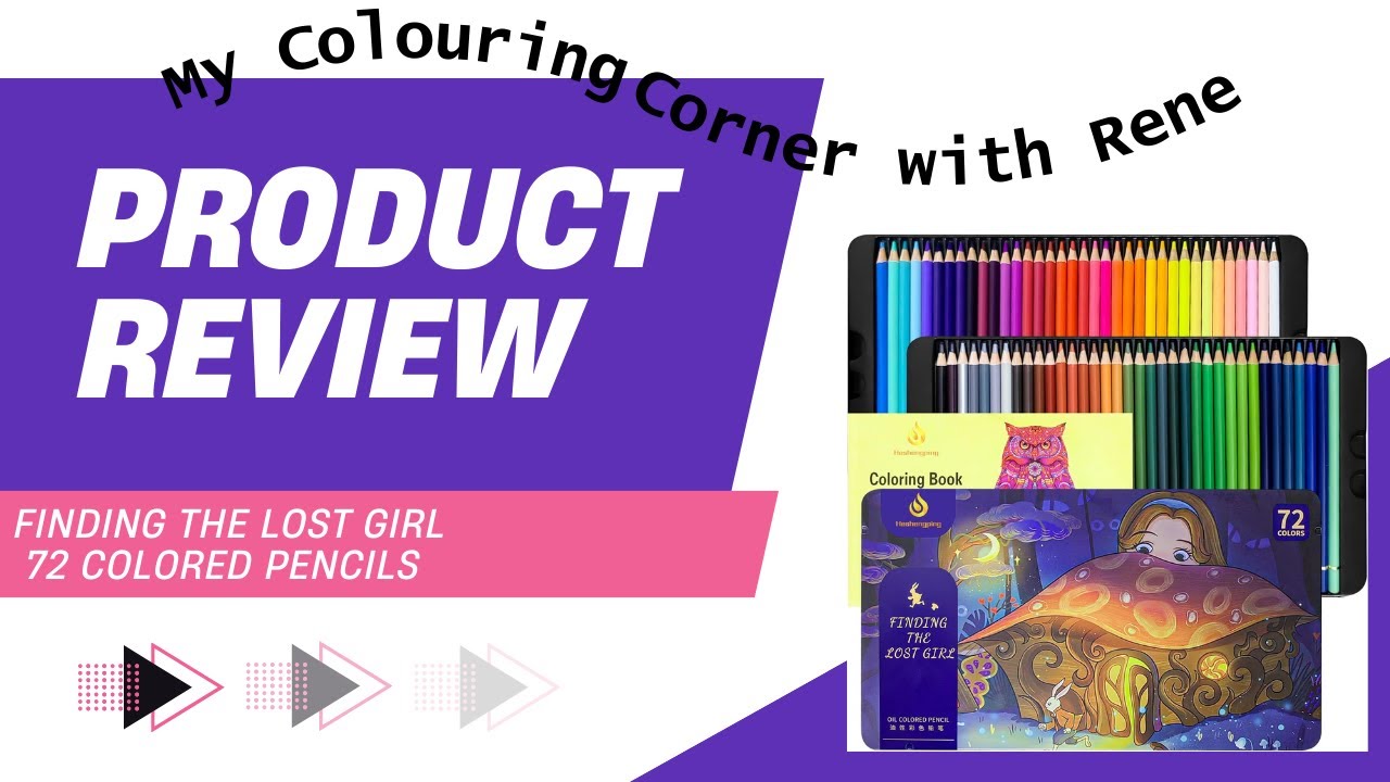 Finding The Lost Girl Coloured Pencils Review Swatch and test