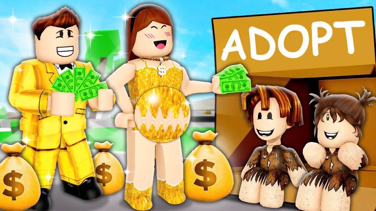 Adopted By Rich Family | ROBLOX Brookhaven 🏡RP | Funny Moments