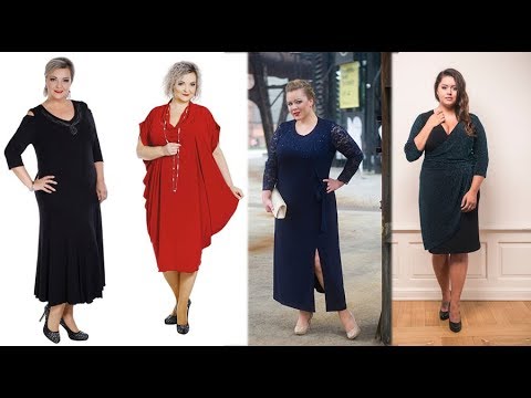 Wideo: Modele sukienek dla otyłych kobiet po 50 latach z brzuchem