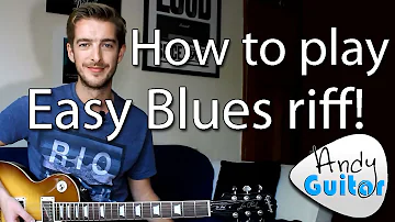 Easy Blues/ Rock n Roll Riff on Guitar!