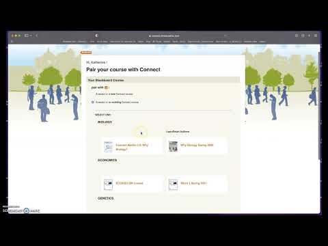 Pairing your Blackboard Course with Connect