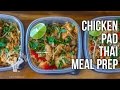 Healthy Chicken Pad Thai Meal Prep / Pad Thai con Pollo