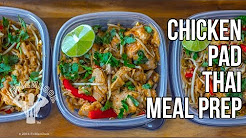 Healthy Chicken Pad Thai Meal Prep / Pad Thai con Pollo