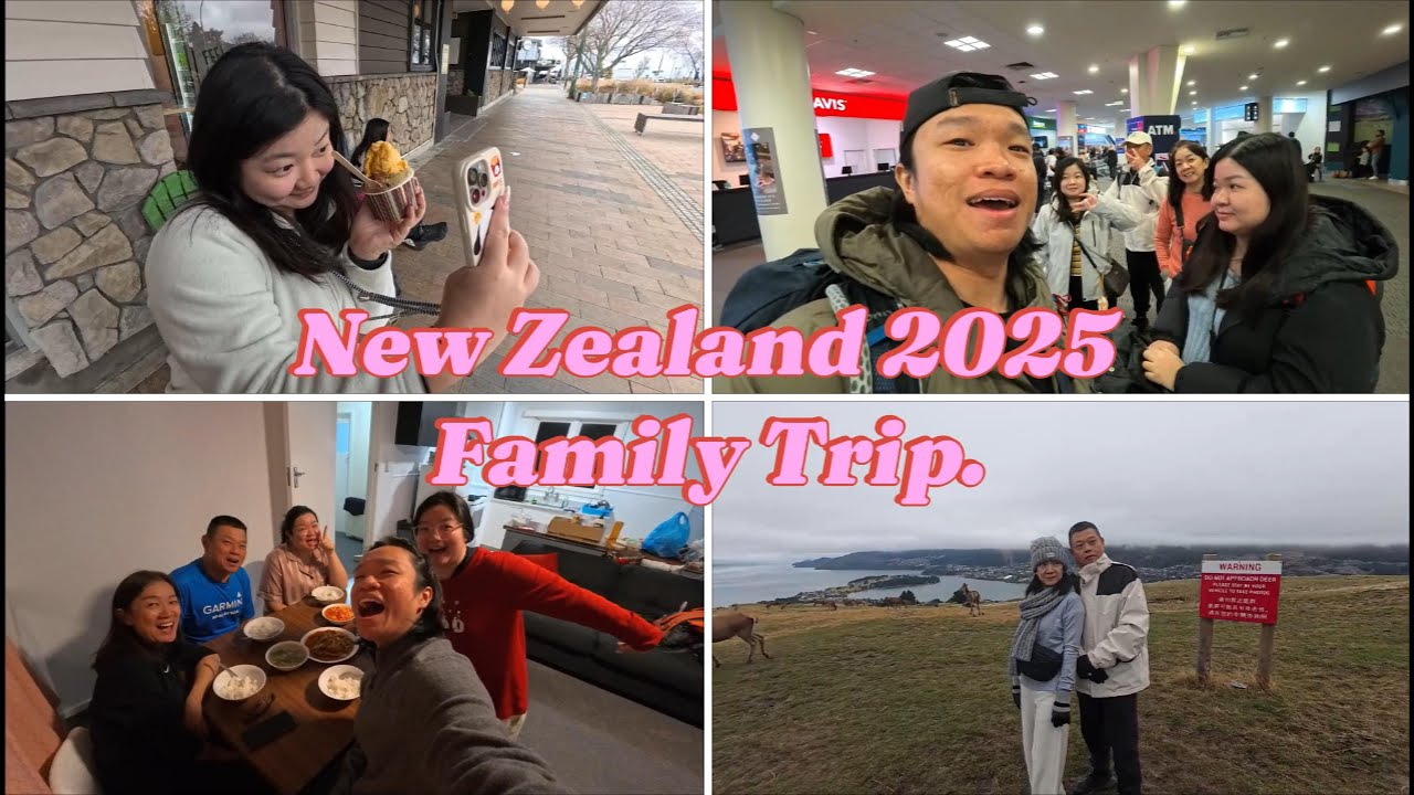 《NZwhv.12》家人们都来NZ找我玩，带他们去走走吃吃。12天从Auckland到Queenstown，做个特种兵玩个遍！