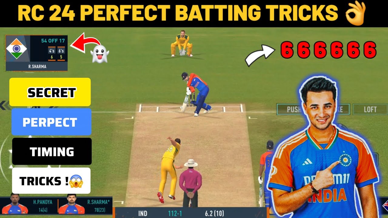 How To Play Real Cricket 24 Batting tips - YouTube