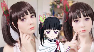 🦋Kanao Demon Slayer Cosplay Makeup Tutorial | Anime Makeup Using Jeffree Star and ColouPop Makeup🦋