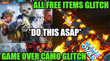 *NEW* ALL FREE ITEMS GLITCH MW3! CAMOS/BLUEPRINTS/MORE! *USE ASAP* MW3 GLITCHES! WARZONE GLITCH!