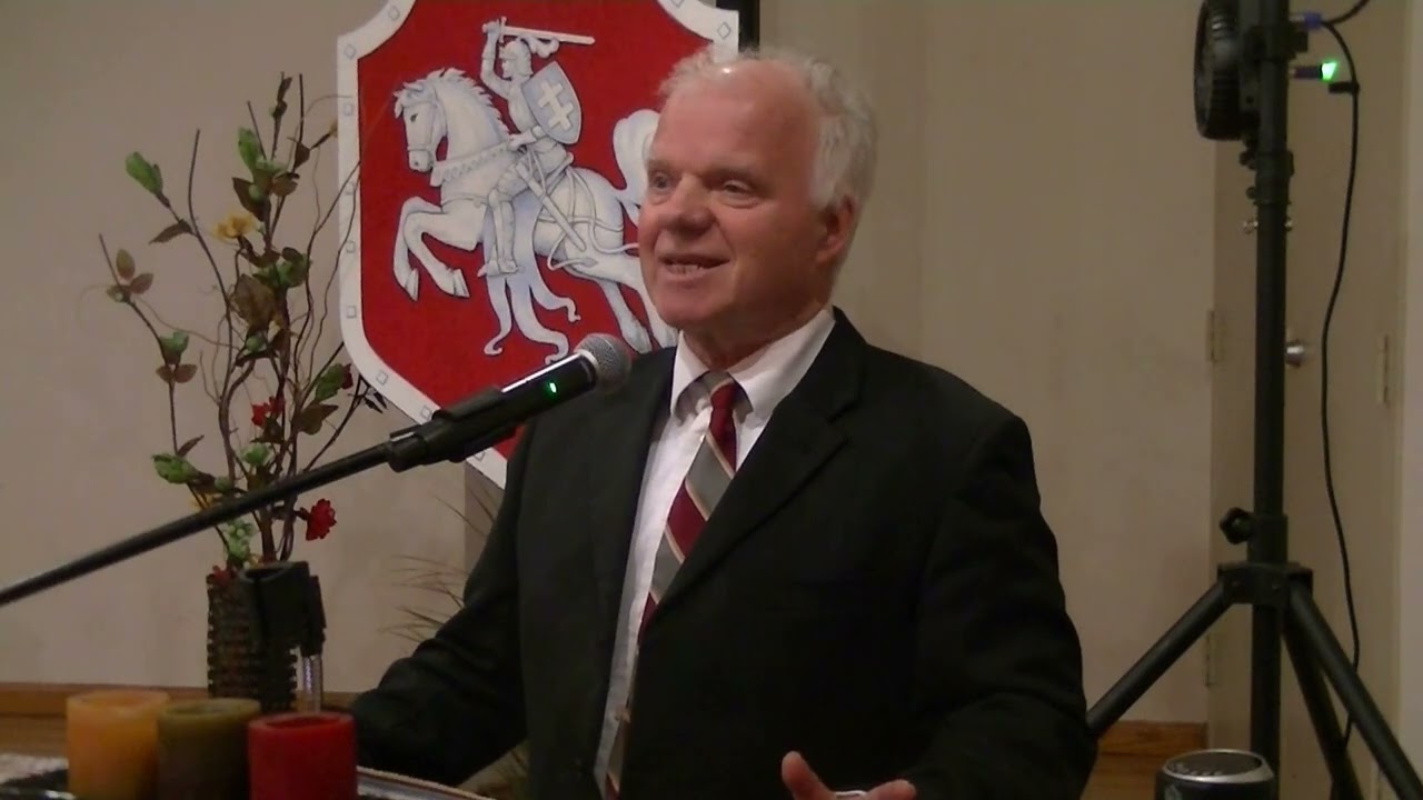 Algis Gudenas and Ingrida Bublys on Lithuanian Independence Day in Cleveland