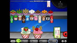 Papa's Cupcakeria - Day 100 + All Christmas Toppings unlocked (Rank 58) screenshot 3
