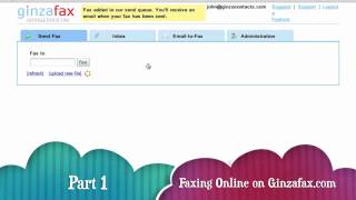 Faxing to and from your Google Docs Account