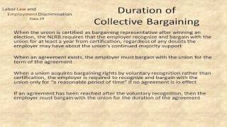 LAW 531/631: Class 29  Collective Bargaining