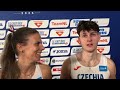 Česká mix štafeta po finále na HME 2025