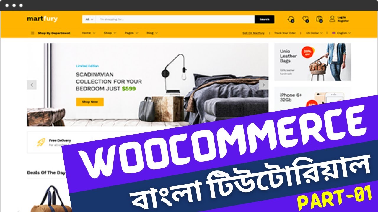 woocommerce website bangla tutorial | ecommerce wordpress tutorial ...
