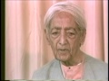 J. Krishnamurti Rishi Valley 1985 Discus. with Students 2 Thinking about myself all day long