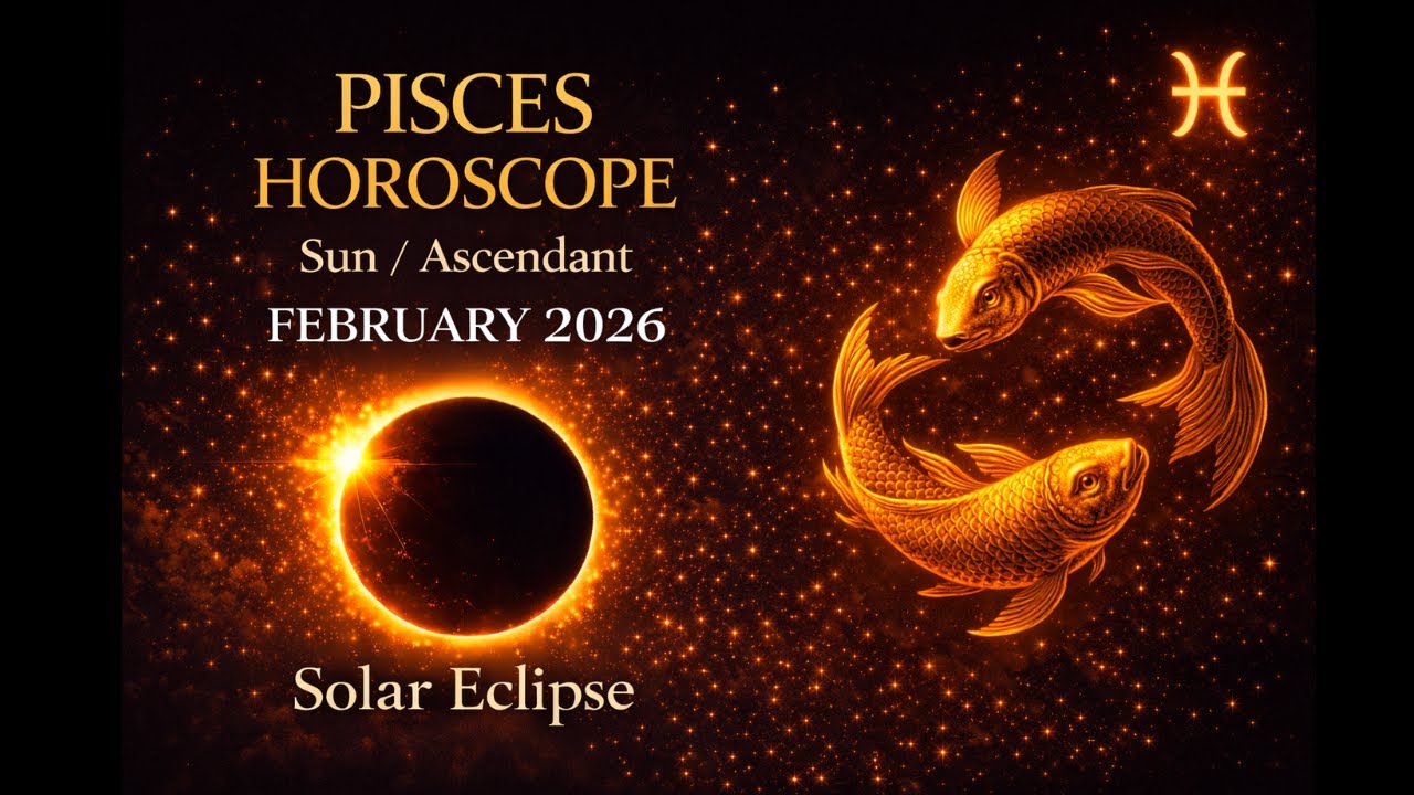 Pisces February 2026 Horoscope | Solar Eclipse, Spiritual Awakening & Inner Work