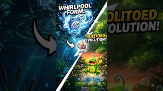 Poliwhirl → Politoed! 🐸💧 The Evolution! #pokemon #pokémon #anime #japan