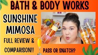 Sunshine Mimosa Is BACK 👀🍊 | Honest Review & Comparison — Did BBW Do Her Dirty!