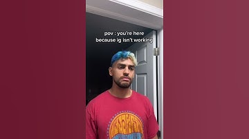 POV : You’re here because Instagram isn’t working #shorts