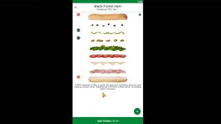 Subway App - How to customize ingredients screenshot 3