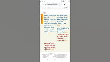 Ignou Feb 2021 Examination Form  Submission status  #shorts