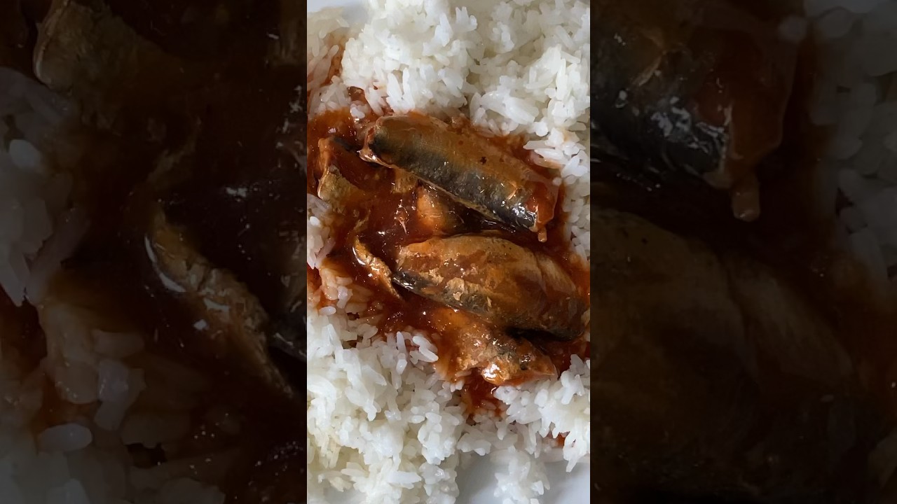 LOVING MY SARDINES AND RICE SIMPLE MEAL 