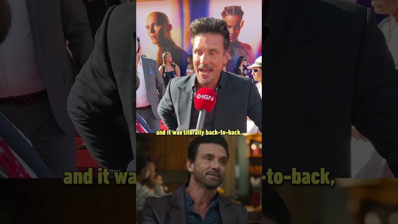 Superman's Rick Flagg Sr. on his hair color difference