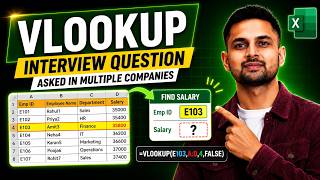 VLOOKUP Interview Question Asked in Companies