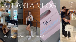 ATLANTA VLOG | fall 2022 shopping, new Glossier store, modern airbnb, coffee shops + more