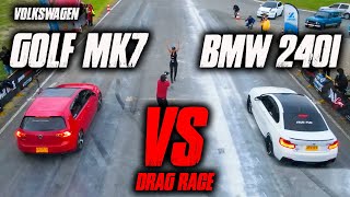 MK7 VS BMW 240i una Batalla de Bestias!!!