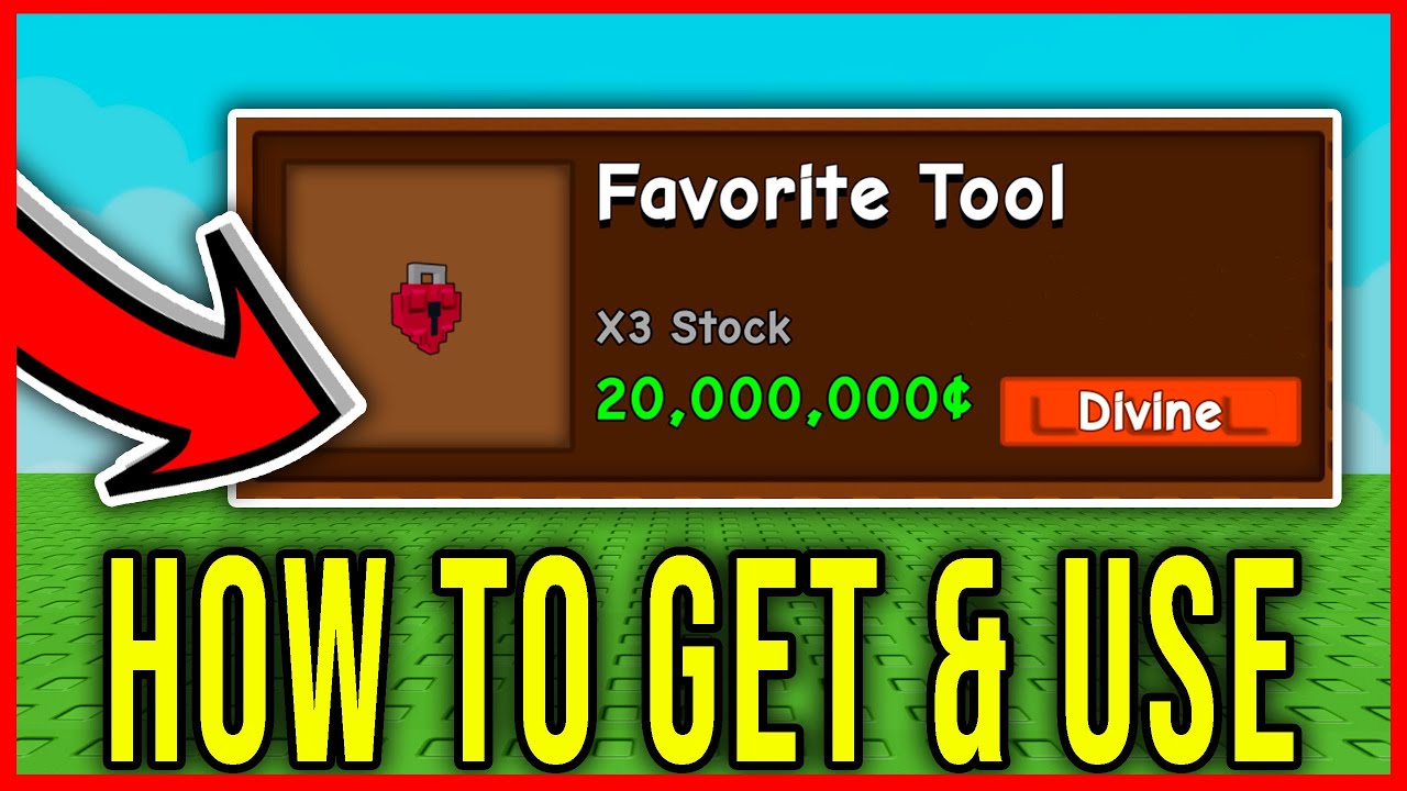 FAVORITE TOOL - HOW TO GET & HOW TO USE FAVORITE TOOL [GROW A GARDEN ...