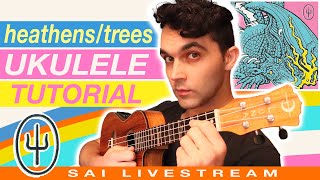Video thumbnail of "Heathens / Trees by Twenty One Pilots | Ukulele Tutorial | as played in the Scaled & Icy Livestream"