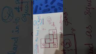 Maths puzzle#Division of 3 parts into equal 4 parts# #game#shorts#shortsfeed