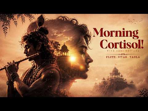 Morning Cortisol Detox: Gentle Flute & Sitar to Calm Mind, Deep Peace & Clear Thoughts 432Hz Healing