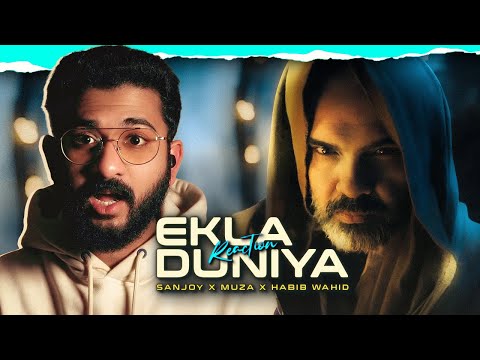 Ekla Duniya | Sanjoy | Habib Wahid | Muza (Official Music Video) | Reaction 🇧🇩