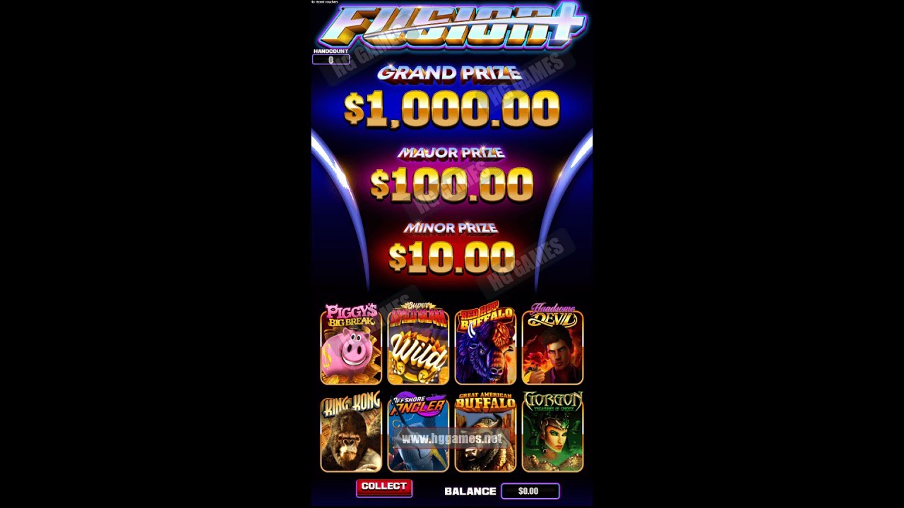 Newest Fusion Plus Vertical Skill Game USA Original