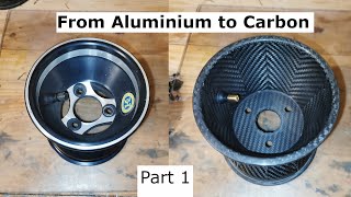 How to make a Carbon Fiber Gokart Rim Part 1 |  The Mould