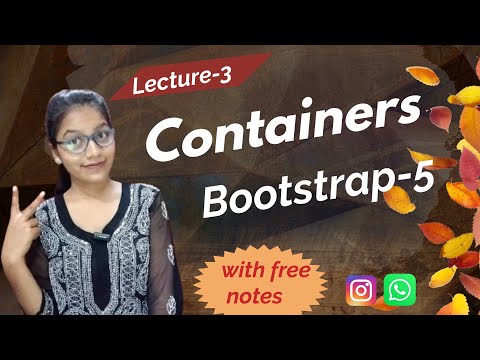What is Bootstrap CSS Containers Class | Bootstrap 5 Tutorial for Beginners #mcawali #coding