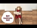 Macrame doll tutorial آموزش عروسک مکرومه