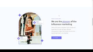 Buzkit - Influencer Marketing Agency Elementor Template Kit social media business