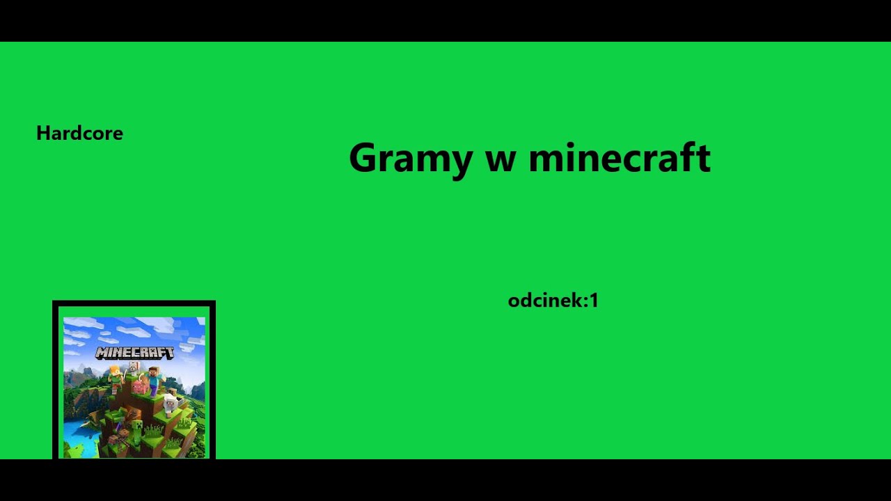 Gramy w minecraft,odc1🌍🌍