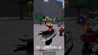 My fan challenged me 1v1 in tsb :p  #tsb