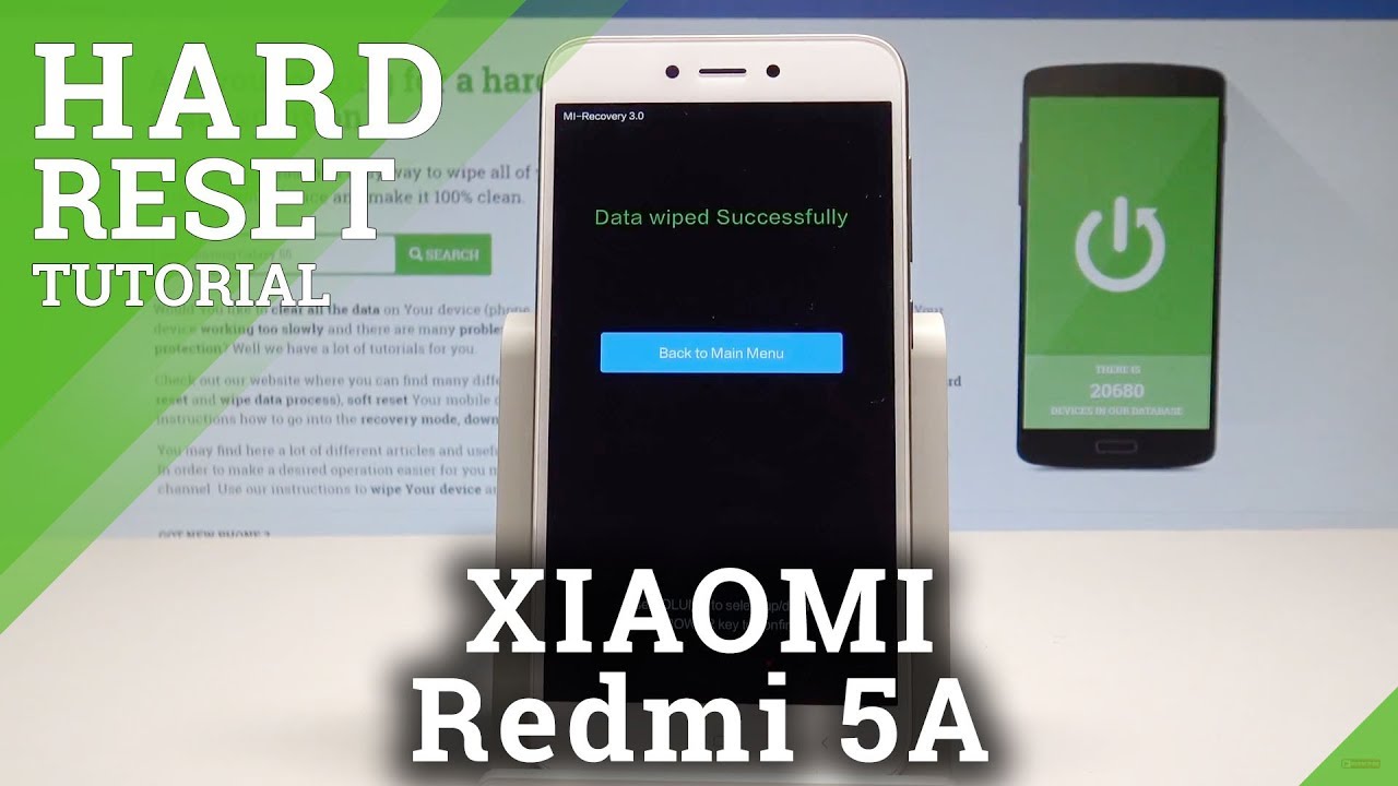 Redmi 5 Hard Reset