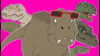All the t-rex from LHUGUENY in one vid-all t-rex screen time (2012-2020)