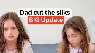 Dad cut silks.. BIG UPDATE!😨