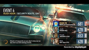 NFS No Limits | BENTLEY Continental GT | Brute Force Event | Day 6 video games