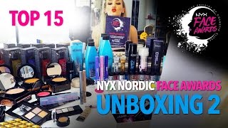 Nyx Nordic Face Awards Top 15 Unboxing