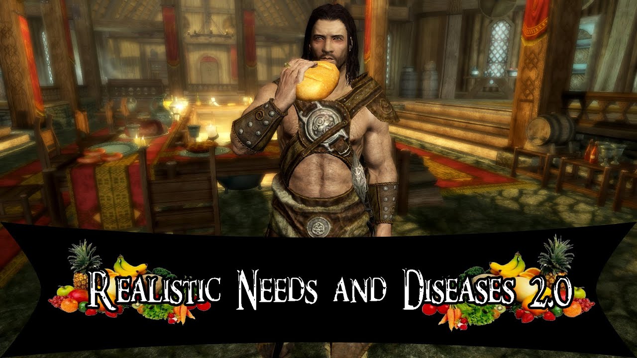 Skyrim mod Realistic Needs and Diseases 2.0 PtBr YouTube