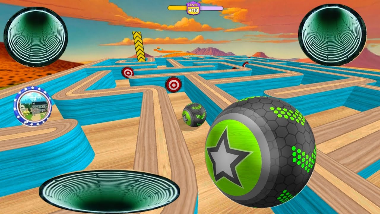 Going Balls, SpeedRun, Going Balls Portal Run Gameplay Level 4119